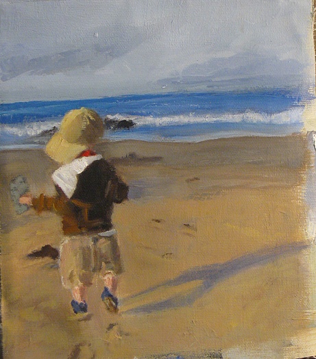 Dylans first visit to Dillon Beach
