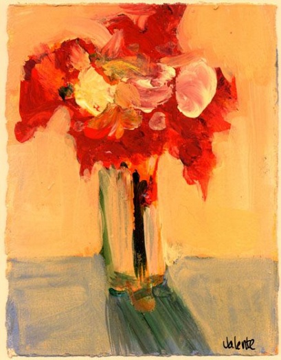 red flowers